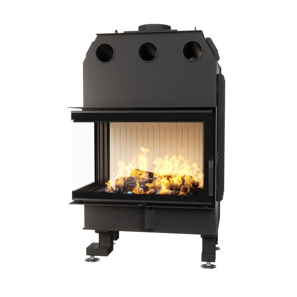 Fireplace insert SAVEN Energy 75x50x47L (15,1kW) ECO. Photo 3D