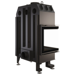 Fireplace insert SAVEN Energy 75x50x47L Black (15,1 kW) ECO. Photo 8