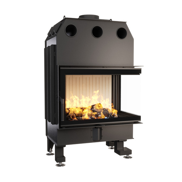 Fireplace insert SAVEN Energy 75x50x47R (15,1kW) ECO. Photo 3D