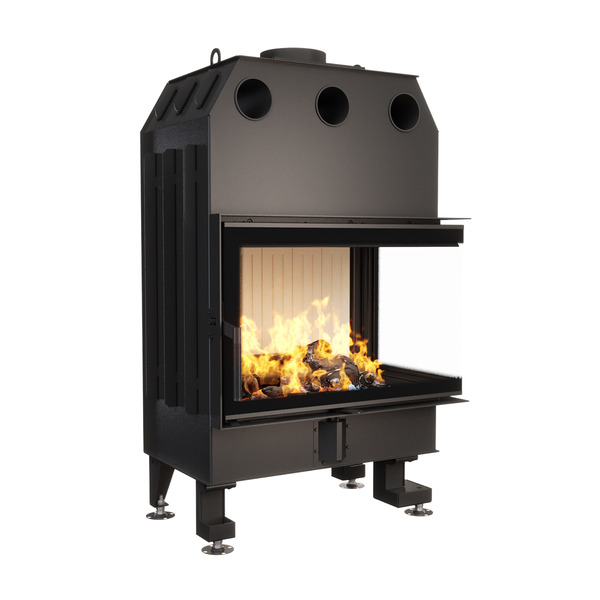 Fireplace insert SAVEN Energy 75x50x47R (15,1kW) ECO. Photo 3D