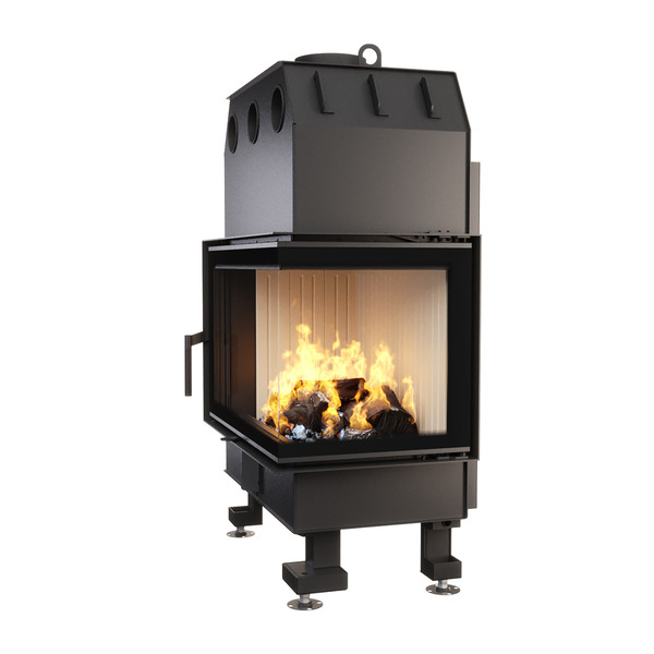 Fireplace insert SAVEN Energy 75x50x47R (15,1kW) ECO. Photo 3D