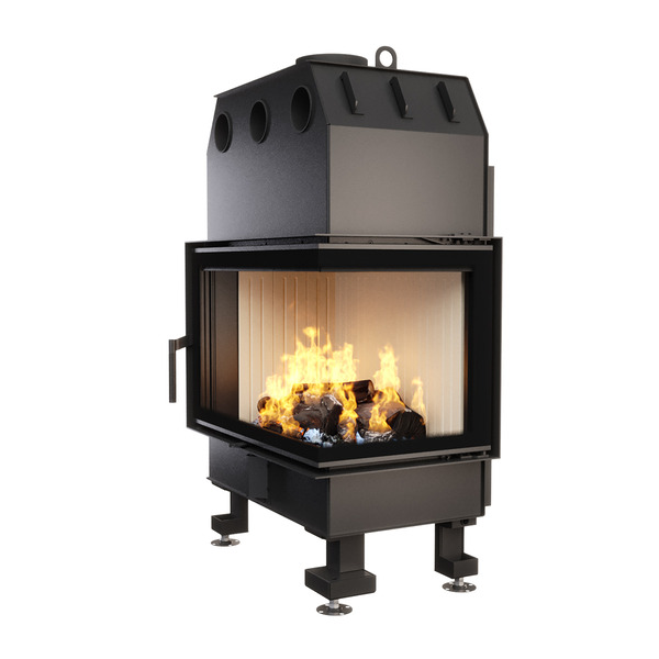 Fireplace insert SAVEN Energy 75x50x47R (15,1kW) ECO. Photo 3D