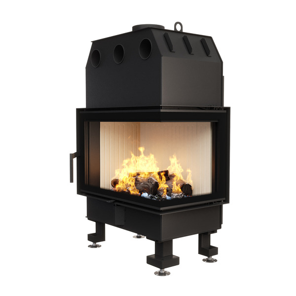 Fireplace insert SAVEN Energy 75x50x47R (15,1kW) ECO. Photo 3D