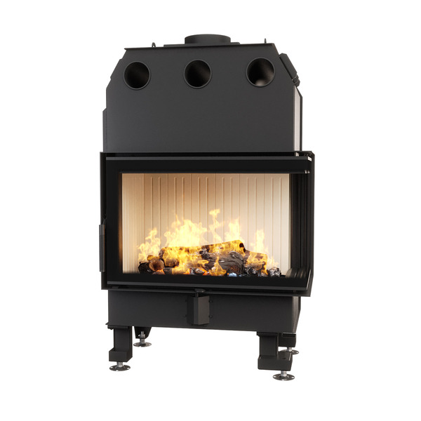 Fireplace insert SAVEN Energy 75x50x47R (15,1kW) ECO. Photo 3D
