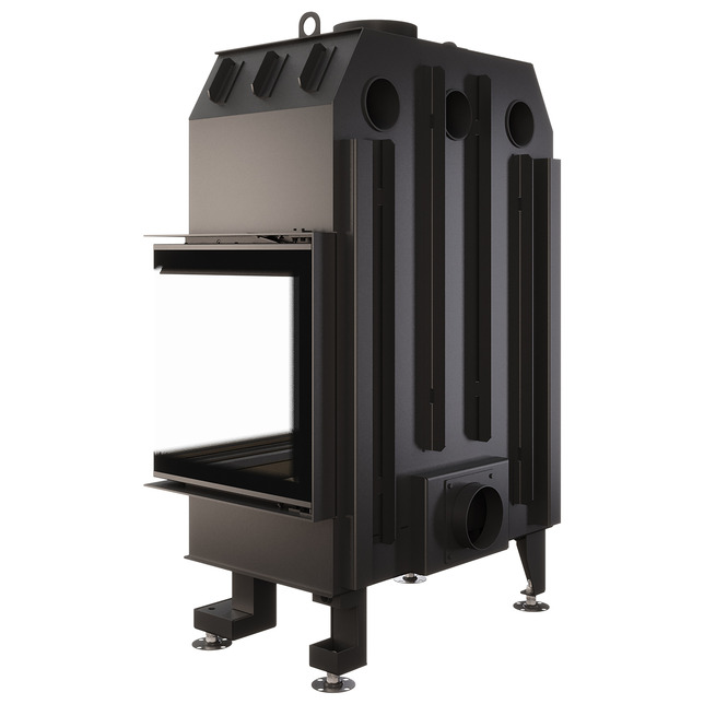 Fireplace insert SAVEN Energy 75x50x47R Black (15,1 kW) ECO. Photo 14