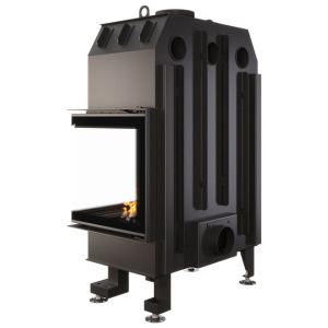 Fireplace insert SAVEN Energy 75x50x47R Black (15,1 kW) ECO. Photo 6