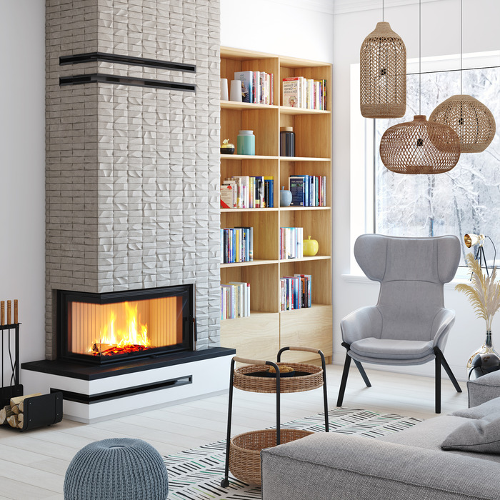 Fireplace insert SAVEN Energy 85x50x47L (17,0 kW) ECO. Photo 2