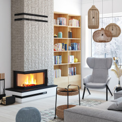 Fireplace insert SAVEN Energy 85x50x47L (17,0 kW) ECO. Photo 2