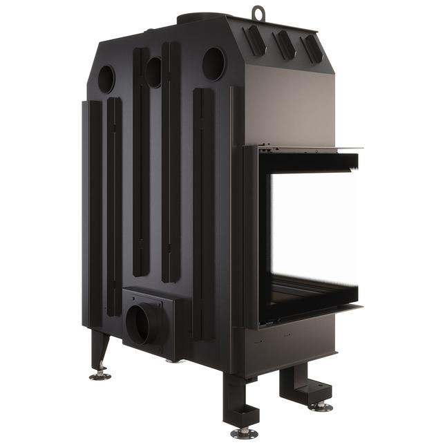 Fireplace insert SAVEN Energy 85x50x47L Black (17,0 kW) ECO. Photo 8
