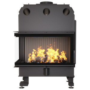 Fireplace insert SAVEN Energy 85x50x47L Black (17,0 kW) ECO. Photo 2