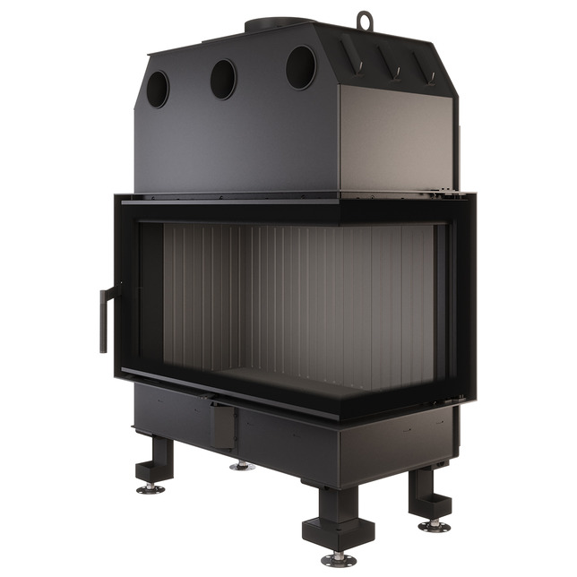 Fireplace insert SAVEN Energy 85x50x47R Black (17,0 kW) ECO. Photo 5