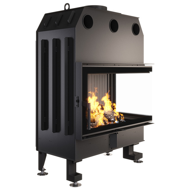 Fireplace insert SAVEN Energy 85x50x47R Black (17,0 kW) ECO. Photo 3