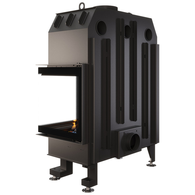 Fireplace insert SAVEN Energy 85x50x47R Black (17,0 kW) ECO. Photo 4