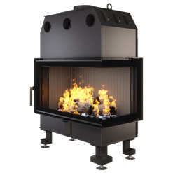 Fireplace insert SAVEN Energy 85x50x47R Black (17,0 kW) ECO