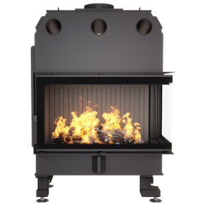 Fireplace insert SAVEN Energy 85x50x47R Black (17,0 kW) ECO. Photo 2