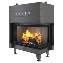 Wkład kominkowy SAVEN Energy Up 85x50x47R Black (17,0 kW) ECO