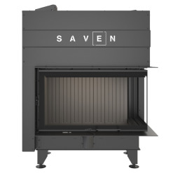 Fireplace insert SAVEN Energy Up 85x50x47R Black (17,0 kW) ECO. Photo 5