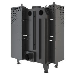 Fireplace insert SAVEN Energy Up 85x50x47R Black (17,0 kW) ECO. Photo 11