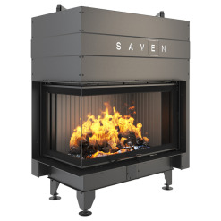 Wkład kominkowy SAVEN Energy Up 85x50x47L Black (17,0 kW) ECO