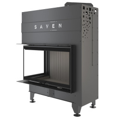 Fireplace insert SAVEN Energy Up 85x50x47L Black (17,0 kW) ECO. Photo 7
