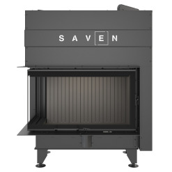 Fireplace insert SAVEN Energy Up 85x50x47L Black (17,0 kW) ECO. Photo 6