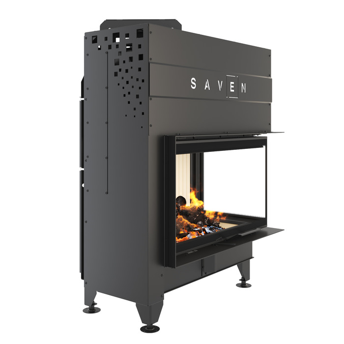 Fireplace insert SAVEN Energy Up 85x50x47R (17,0 kW) ECO. Photo 3D