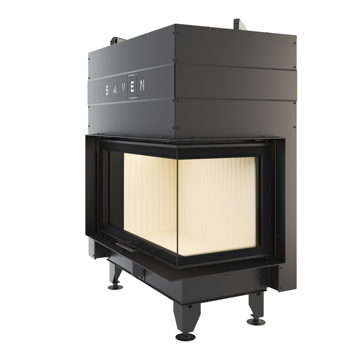 Fireplace insert SAVEN Energy Up 85x50x47R (17,0 kW) ECO. Photo 3D