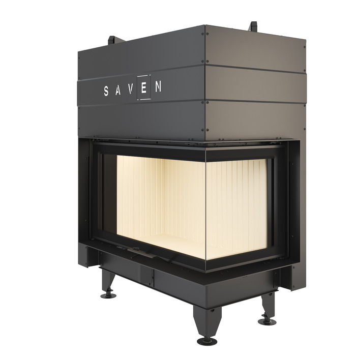 Fireplace insert SAVEN Energy Up 85x50x47R (17,0 kW) ECO. Photo 3D
