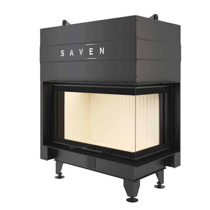 Fireplace insert SAVEN Energy Up 85x50x47R (17,0 kW) ECO. Photo 3D