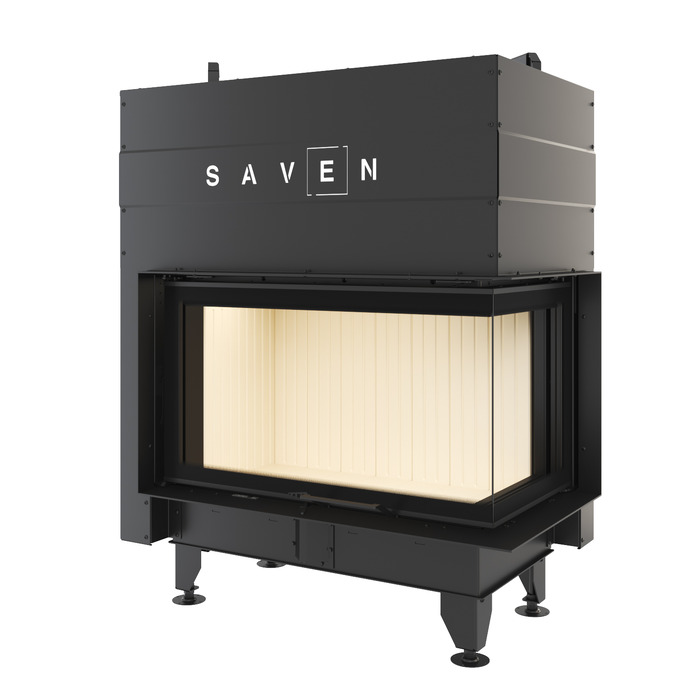 Fireplace insert SAVEN Energy Up 85x50x47R (17,0 kW) ECO. Photo 3D