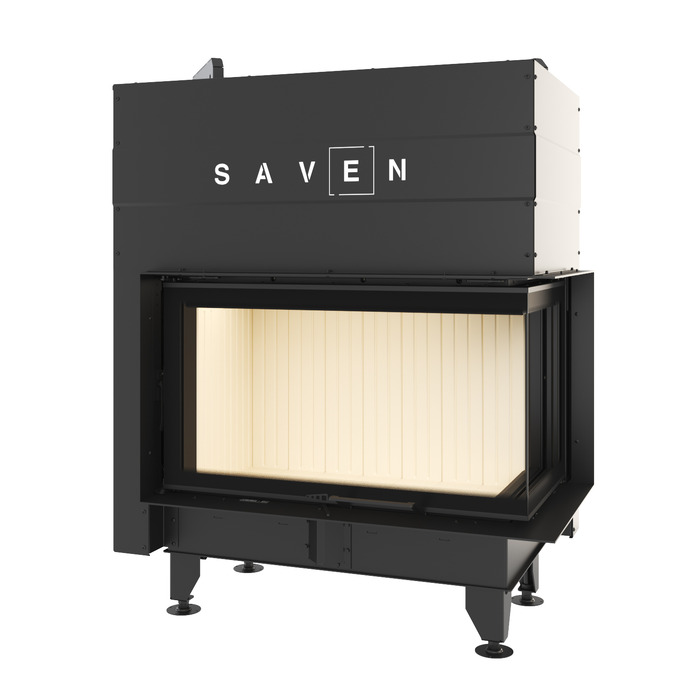 Fireplace insert SAVEN Energy Up 85x50x47R (17,0 kW) ECO. Photo 3D