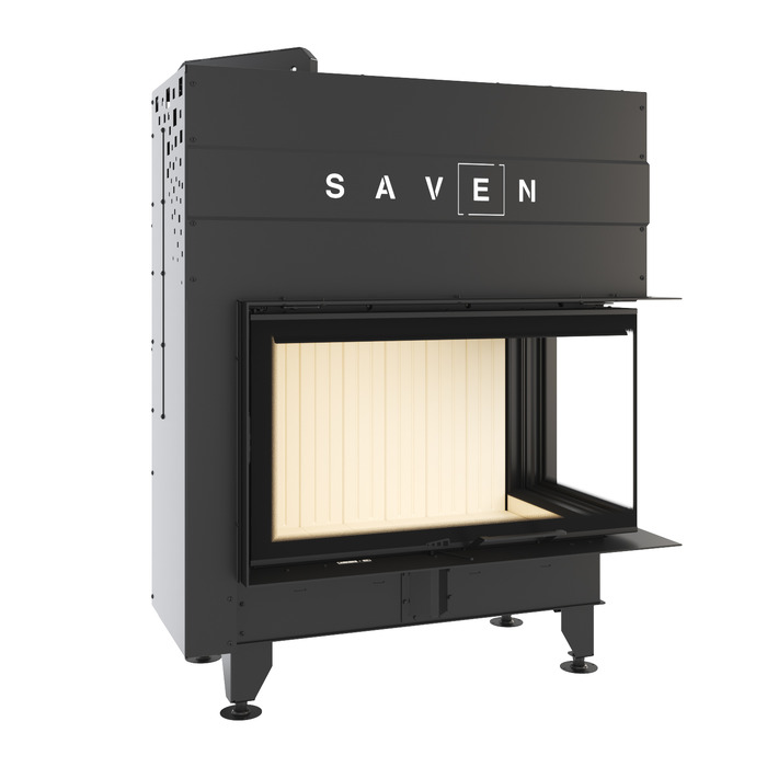 Fireplace insert SAVEN Energy Up 85x50x47R (17,0 kW) ECO. Photo 3D