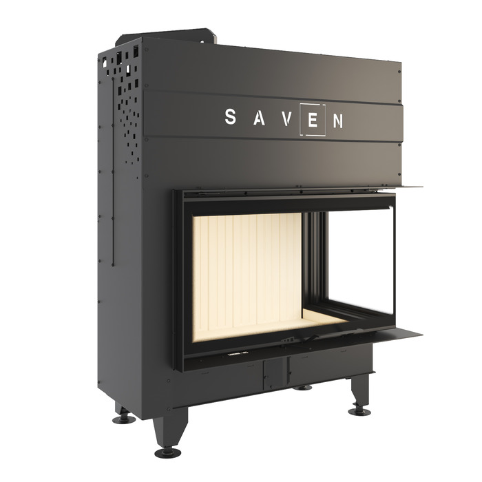 Fireplace insert SAVEN Energy Up 85x50x47R (17,0 kW) ECO. Photo 3D