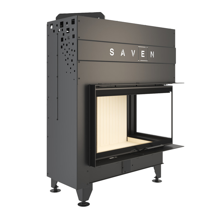 Fireplace insert SAVEN Energy Up 85x50x47R (17,0 kW) ECO. Photo 3D