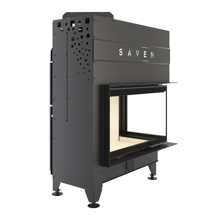Fireplace insert SAVEN Energy Up 85x50x47R (17,0 kW) ECO. Photo 3D