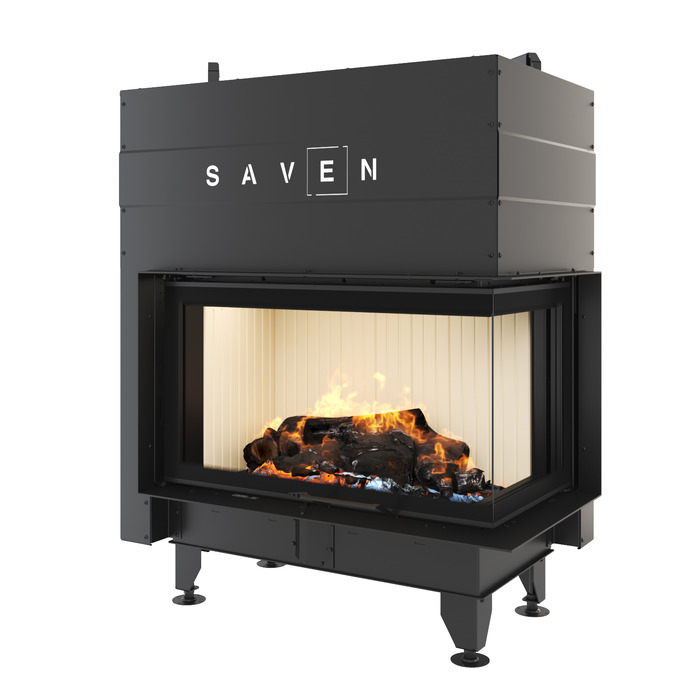 Fireplace insert SAVEN Energy Up 85x50x47R (17,0 kW) ECO. Photo 3D