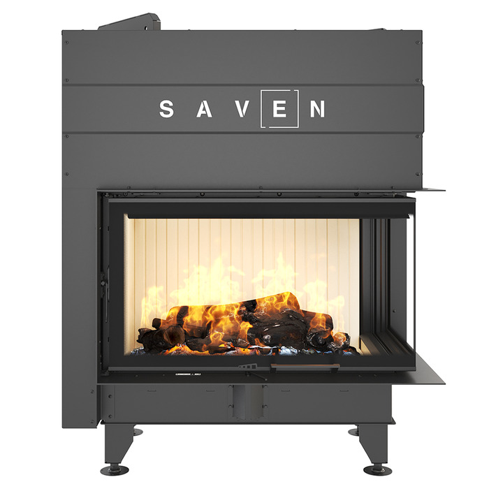 Fireplace insert SAVEN Energy Up 85x50x47R (17,0 kW) ECO. Photo 4