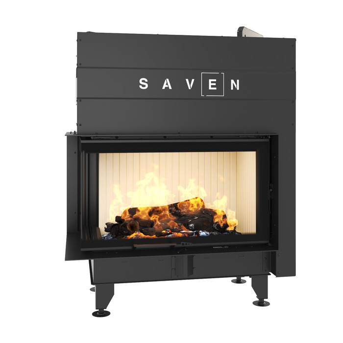 Fireplace insert SAVEN Energy Up 85x50x47L (17,0 kW) ECO. Photo 3D