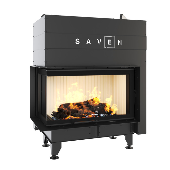 Fireplace insert SAVEN Energy Up 85x50x47L (17,0 kW) ECO. Photo 3D