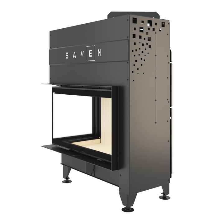 Fireplace insert SAVEN Energy Up 85x50x47L (17,0 kW) ECO. Photo 3D