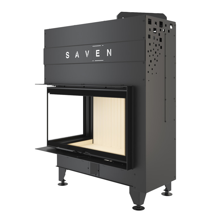 Fireplace insert SAVEN Energy Up 85x50x47L (17,0 kW) ECO. Photo 3D