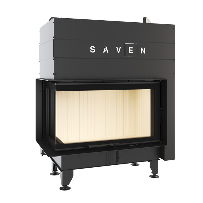 Fireplace insert SAVEN Energy Up 85x50x47L (17,0 kW) ECO. Photo 3D