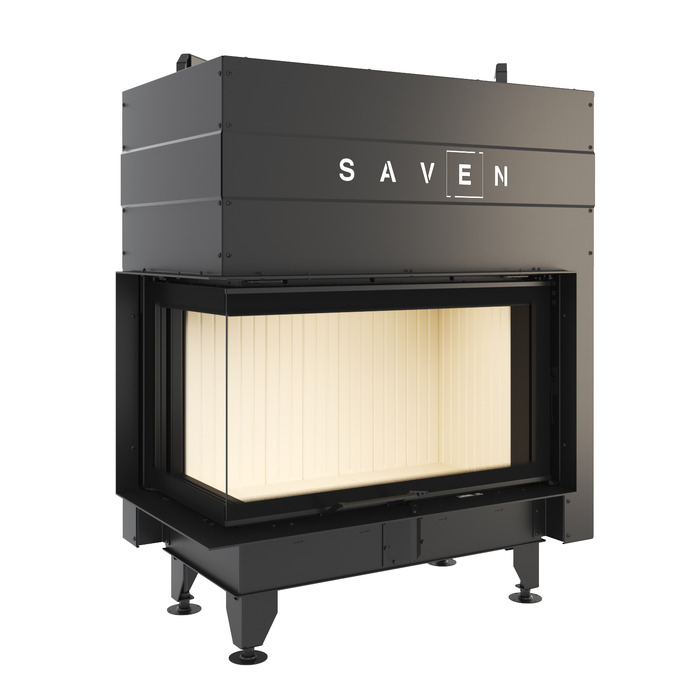 Fireplace insert SAVEN Energy Up 85x50x47L (17,0 kW) ECO. Photo 3D