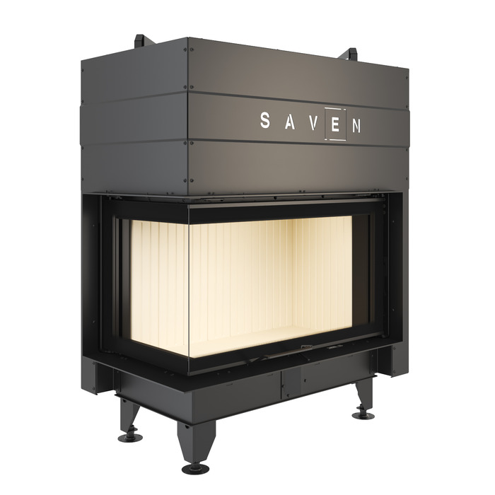 Fireplace insert SAVEN Energy Up 85x50x47L (17,0 kW) ECO. Photo 3D