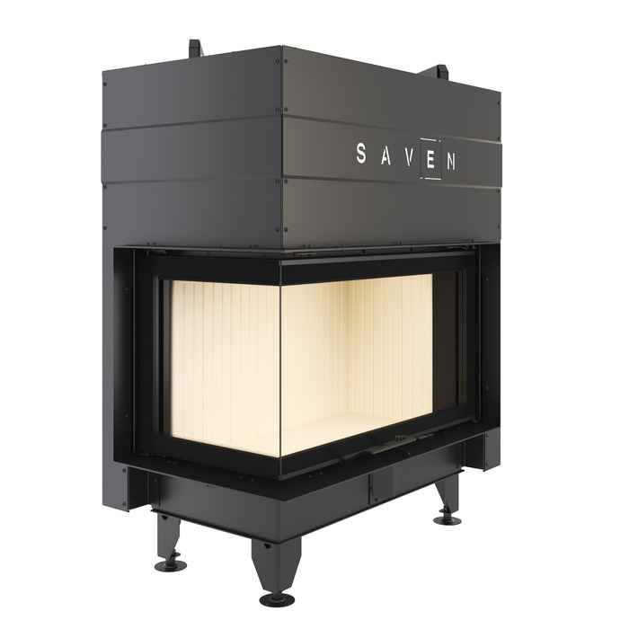 Fireplace insert SAVEN Energy Up 85x50x47L (17,0 kW) ECO. Photo 3D