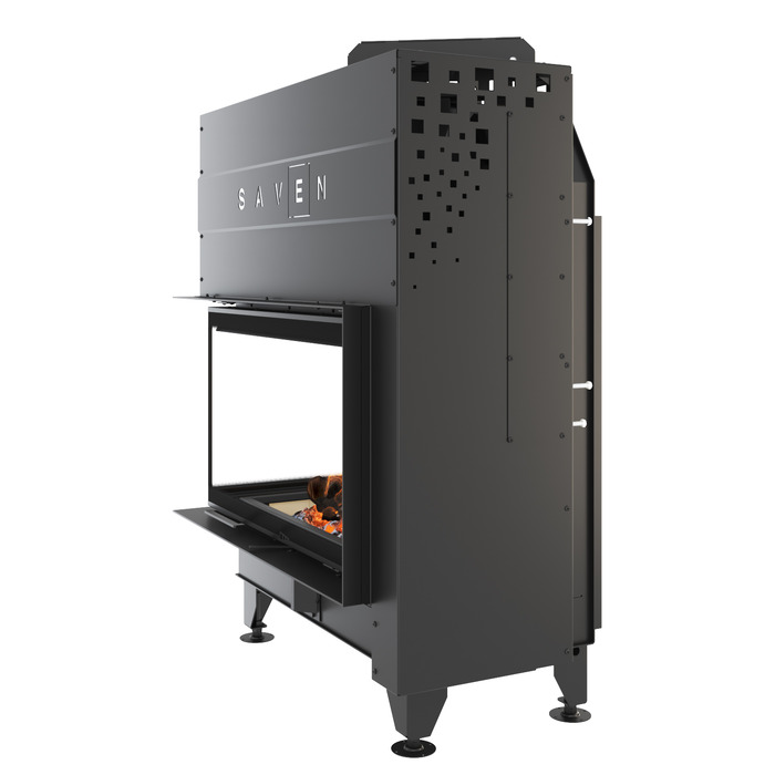 Fireplace insert SAVEN Energy Up 85x50x47L (17,0 kW) ECO. Photo 3D
