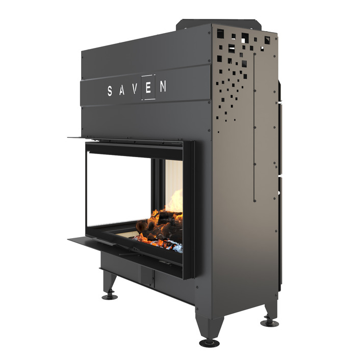 Fireplace insert SAVEN Energy Up 85x50x47L (17,0 kW) ECO. Photo 3D