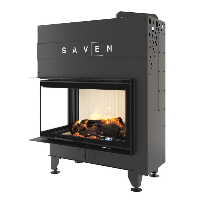 Fireplace insert SAVEN Energy Up 85x50x47L (17,0 kW) ECO. Photo 3D
