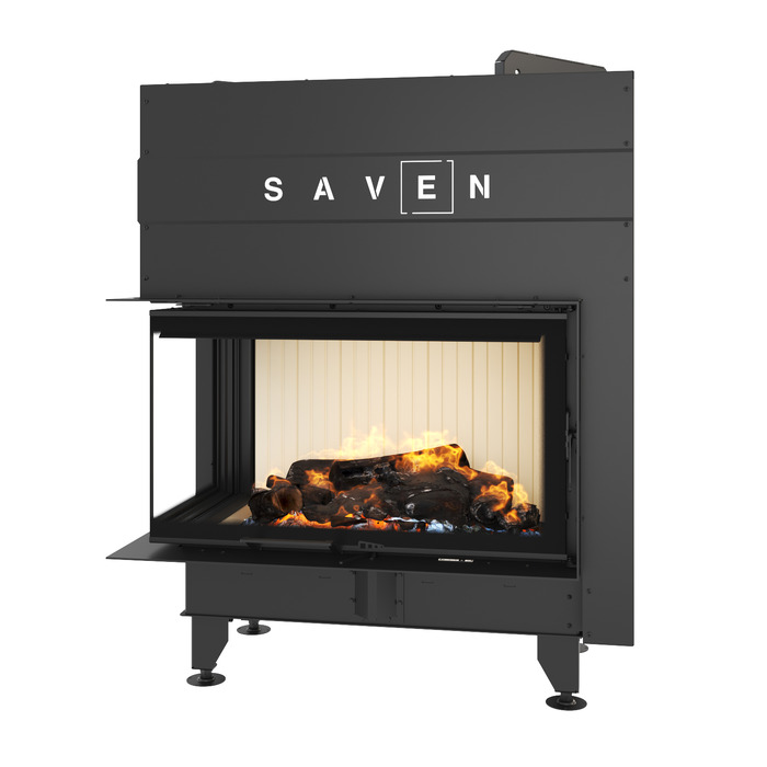Fireplace insert SAVEN Energy Up 85x50x47L (17,0 kW) ECO. Photo 3D