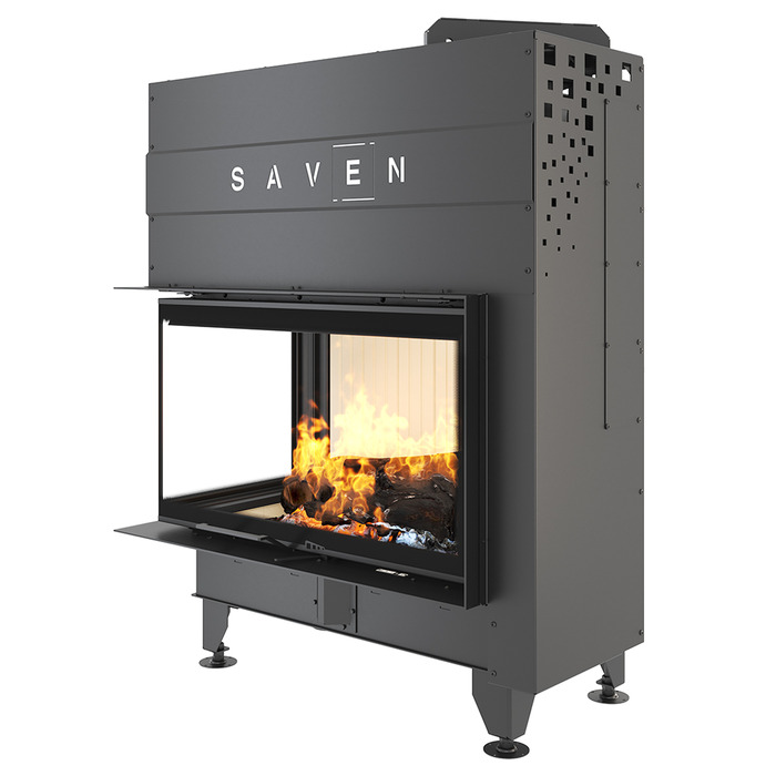 Fireplace insert SAVEN Energy Up 85x50x47L (17,0 kW) ECO. Photo 5